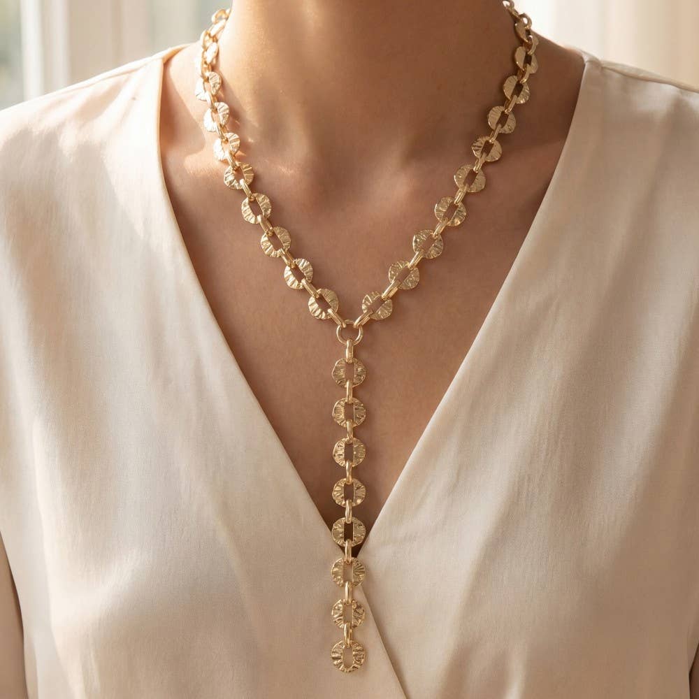 Radiance Coin Disc Necklace