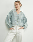 Bay Breeze Denim Top-Denim