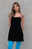 Midnight Dots Velvet Dress