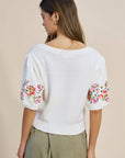 Pretty Little Petals Knit Top