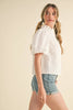 Urban Wonders Striped Top-White