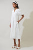 Nova Eyelet Midi Dress