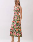 Blooming Manor Midi Dress