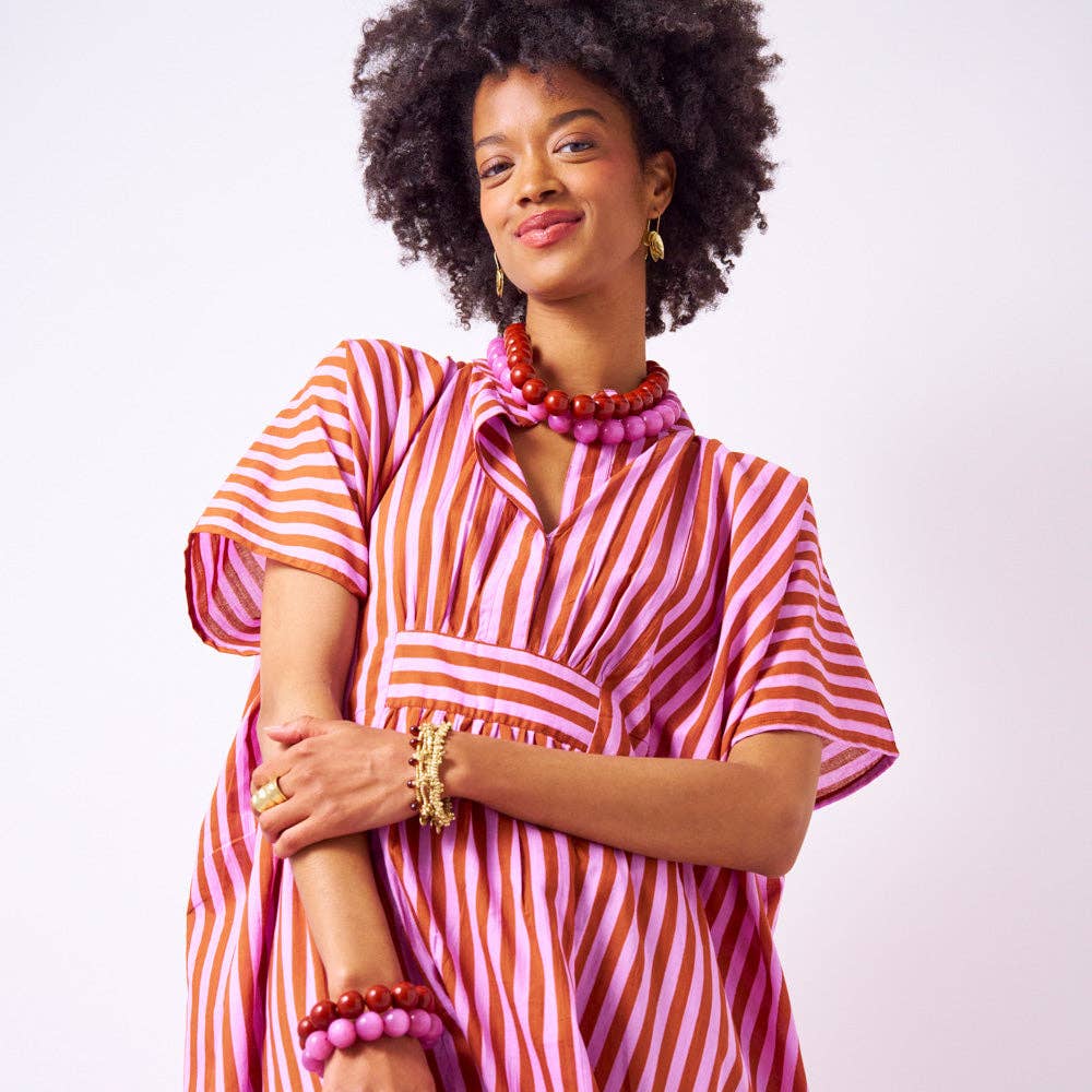 Margot Stripe Kaftan