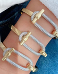 PREORDER: Golden Link Pavé Bracelet