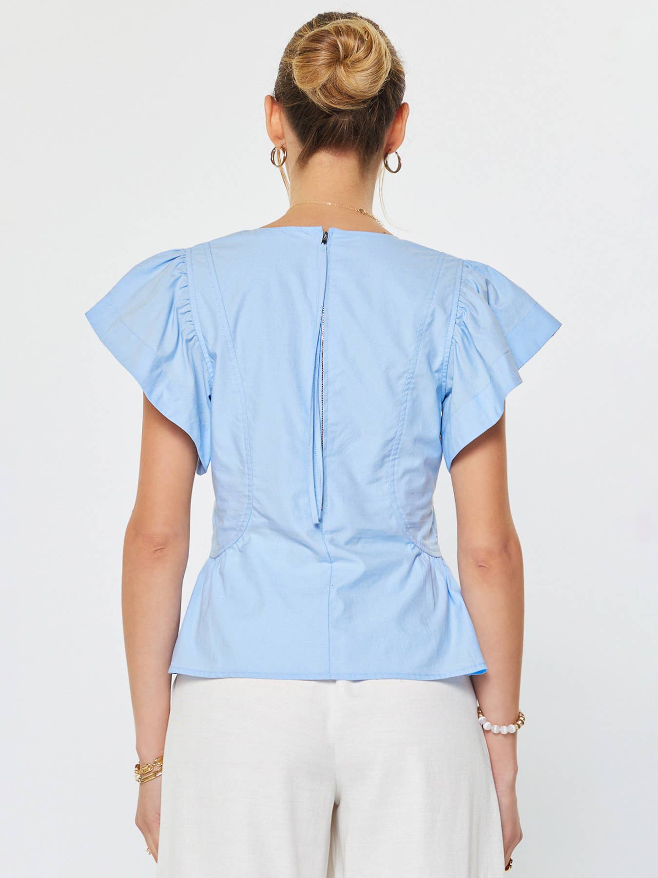 Garden Glow Peplum Top