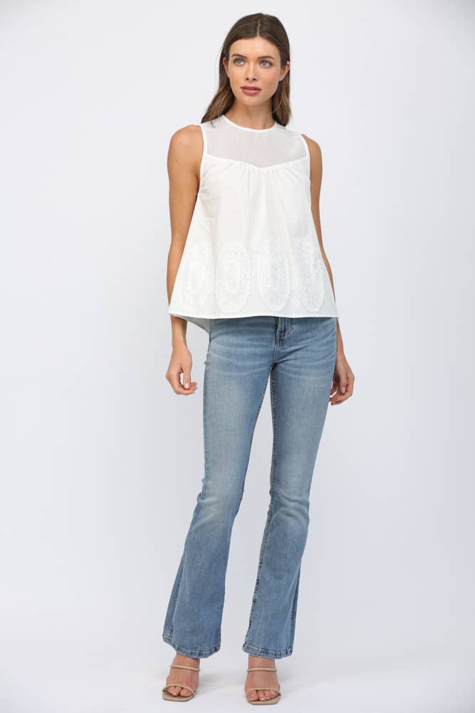 Celeste Lace Top