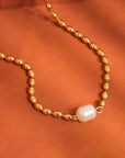 Pearl Ball Chain Necklace