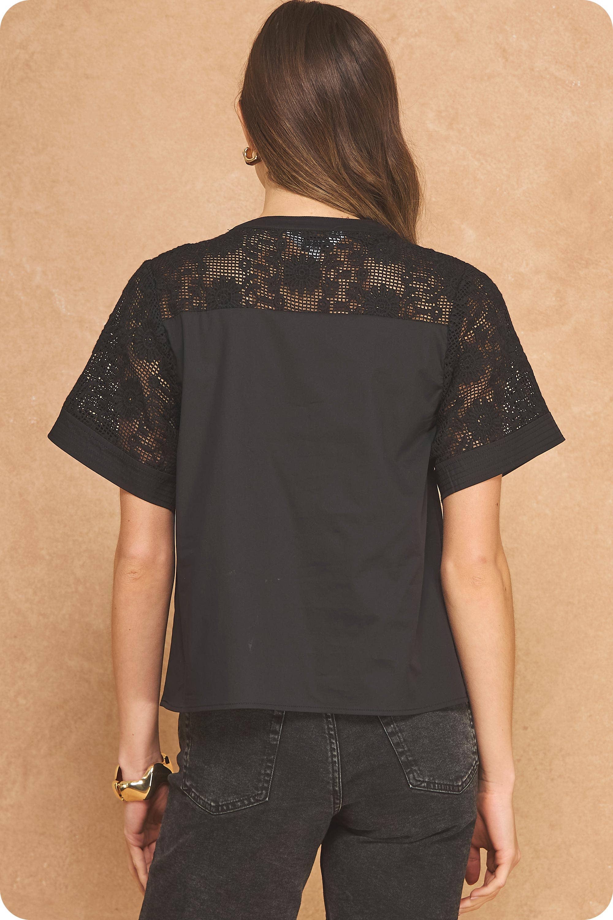 Soft Serenity Top-Black