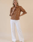 Girl Boss Faux Leather Jacket