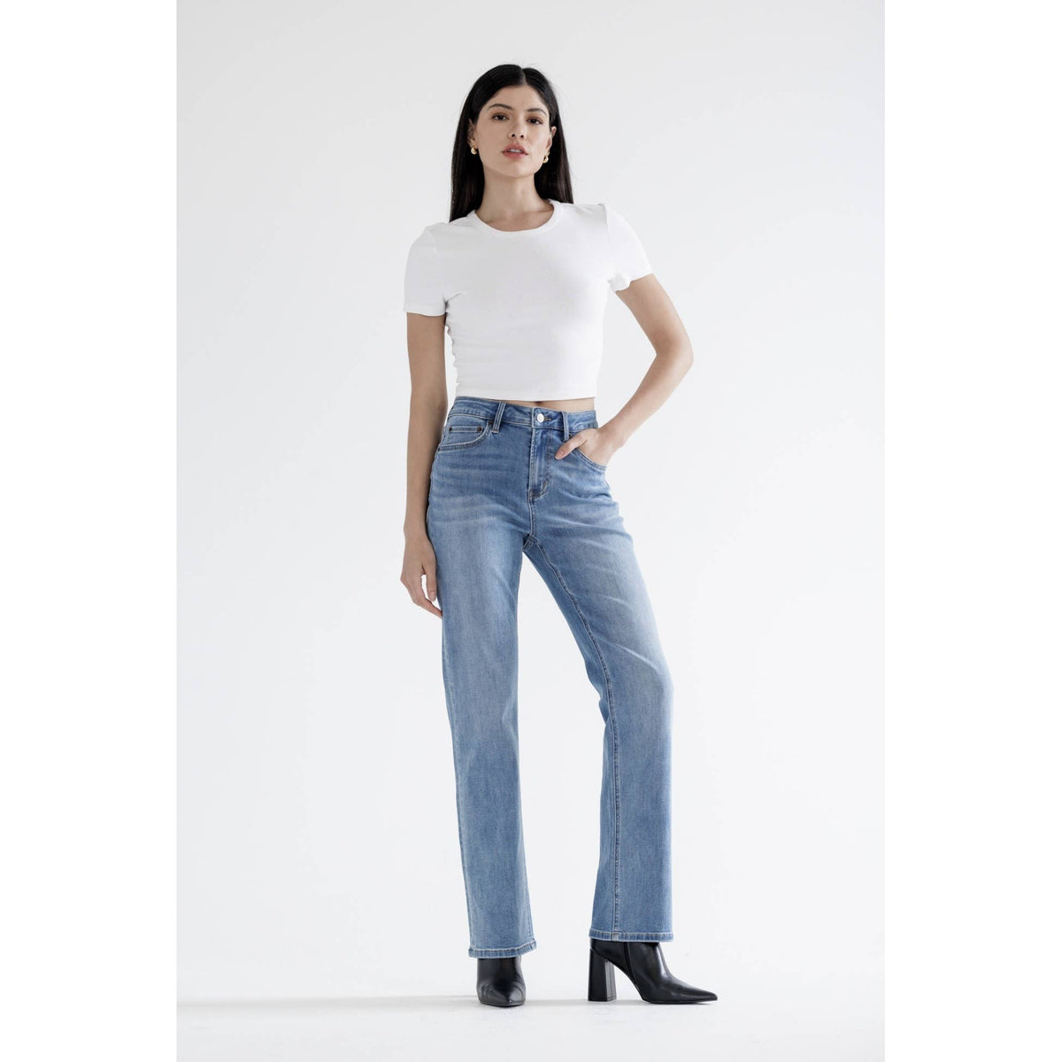 On the Go Straight Leg Jeans