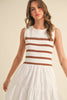 Feeling Social Midi Dress- Brown