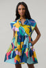 Go Abstract Mini Dress