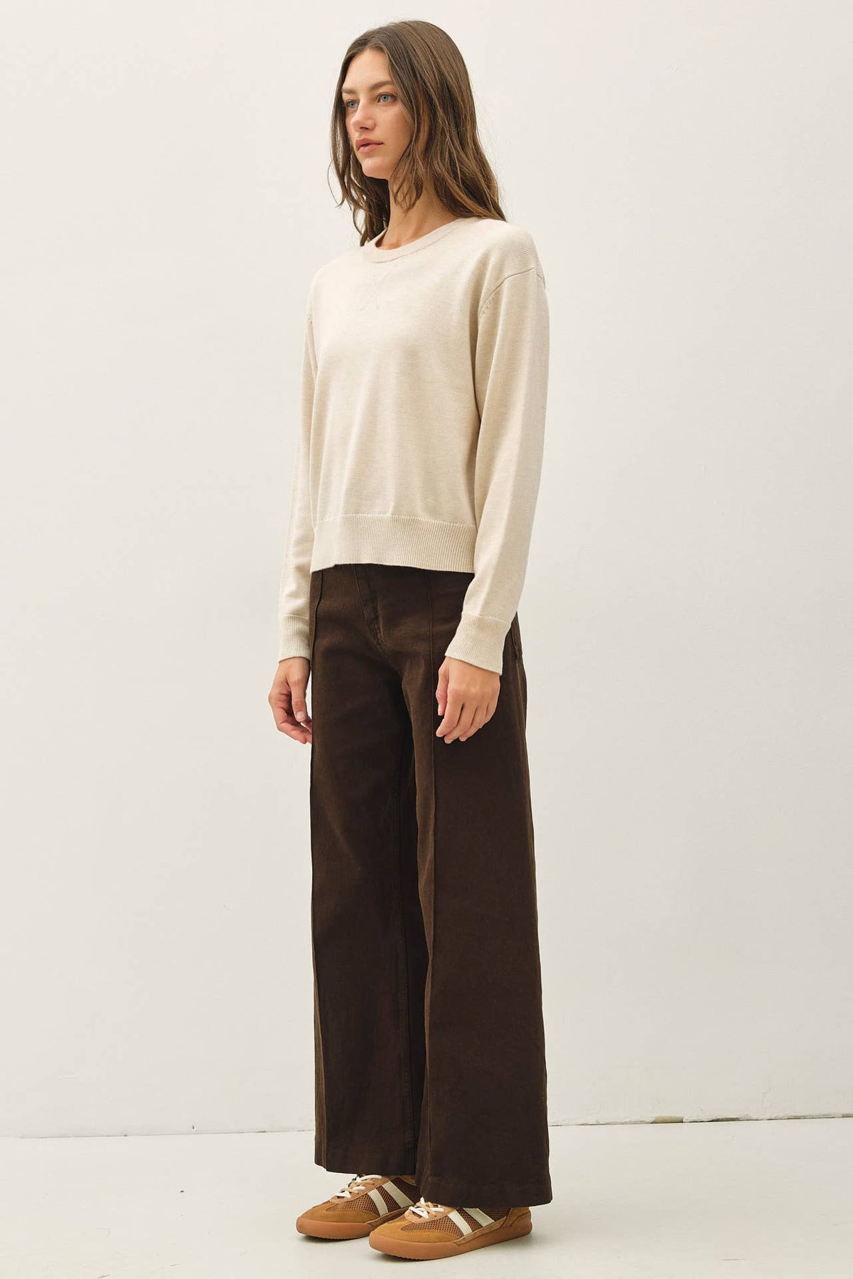 Feel At Ease Sweater-Oatmeal