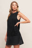 Metropolitan Style Faux Suede Dress