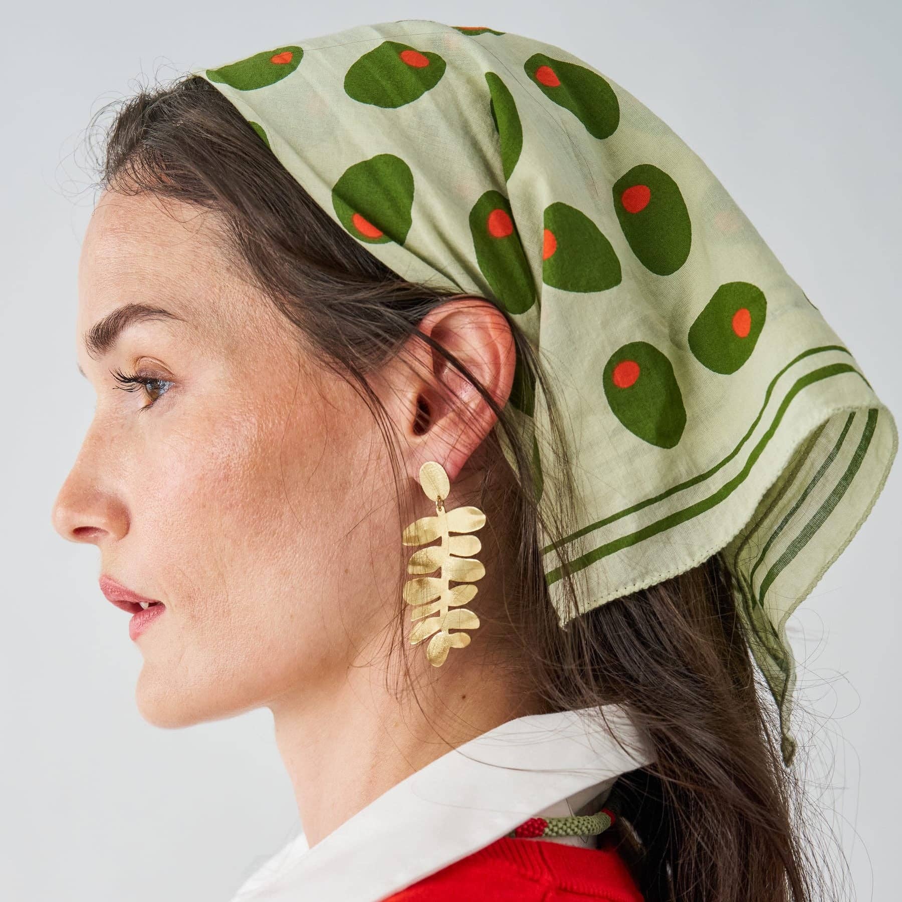 Harlee Leaf Drop Earrings