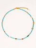 Turquoise Stone Beaded Necklace