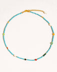 Turquoise Stone Beaded Necklace