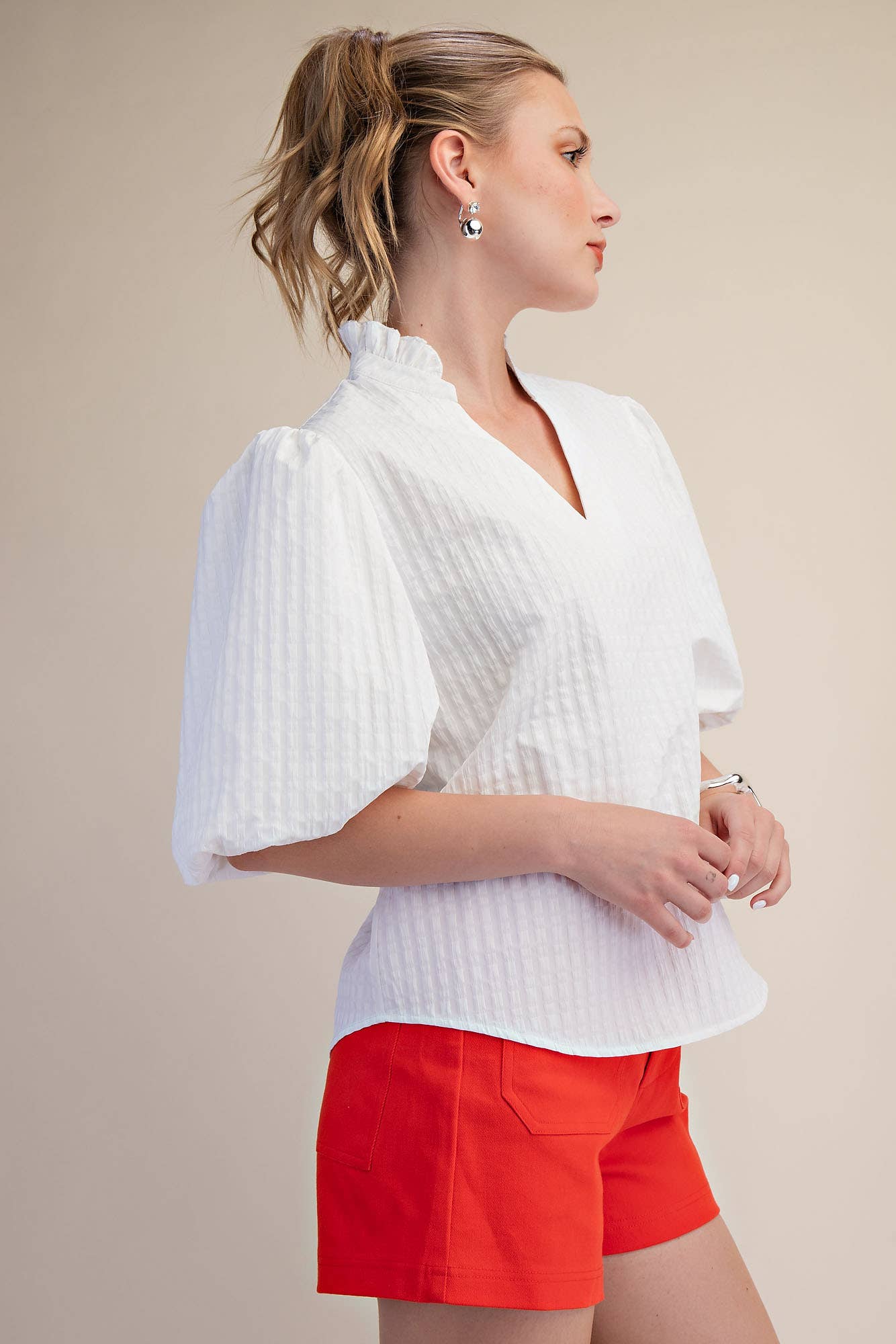 Around Town Puff Sleeve Top