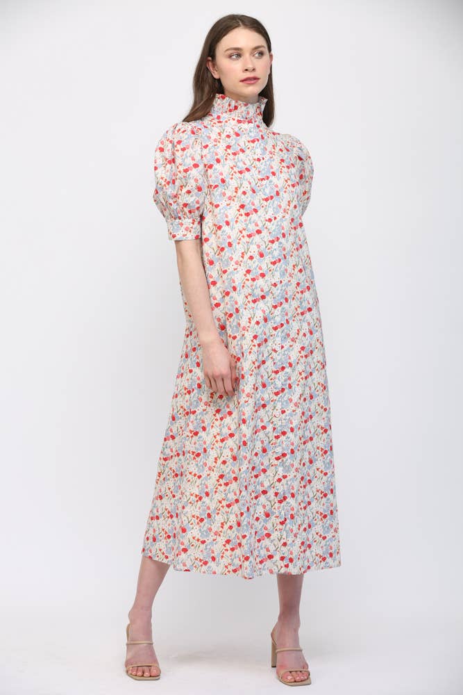 Charlotte Ruffle Maxi Dress