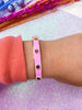 Harper Enamel Bangles- Pink