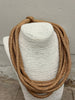 8-Strand Necklace- Tan