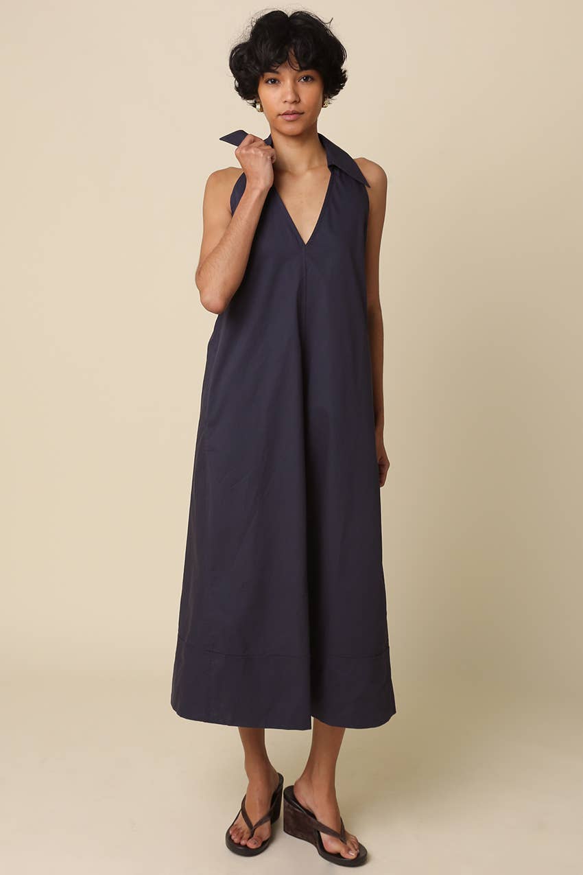 She’s a Ten Midi Dress-Navy