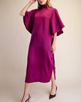 Candlelight Satin Midi Dress