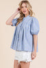 Hello Happiness Polka Dot Top