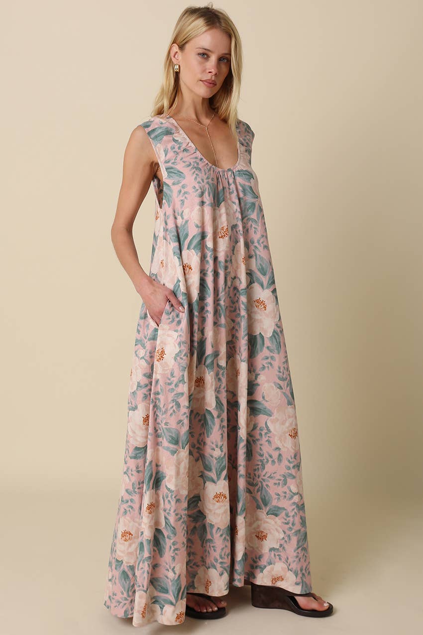 Edith Floral Maxi Dress