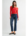 Iconic Straight Ankle Jeans
