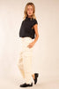 Practically Perfect Bubble Top-Black