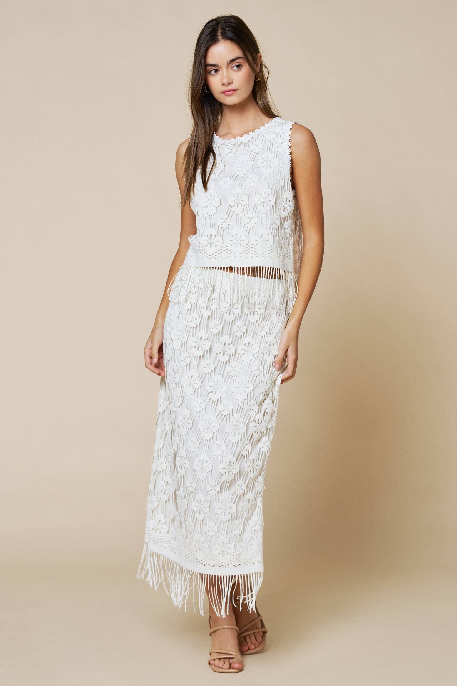 Boho Shoreline Maxi Skirt Set