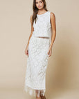 Boho Shoreline Maxi Skirt Set