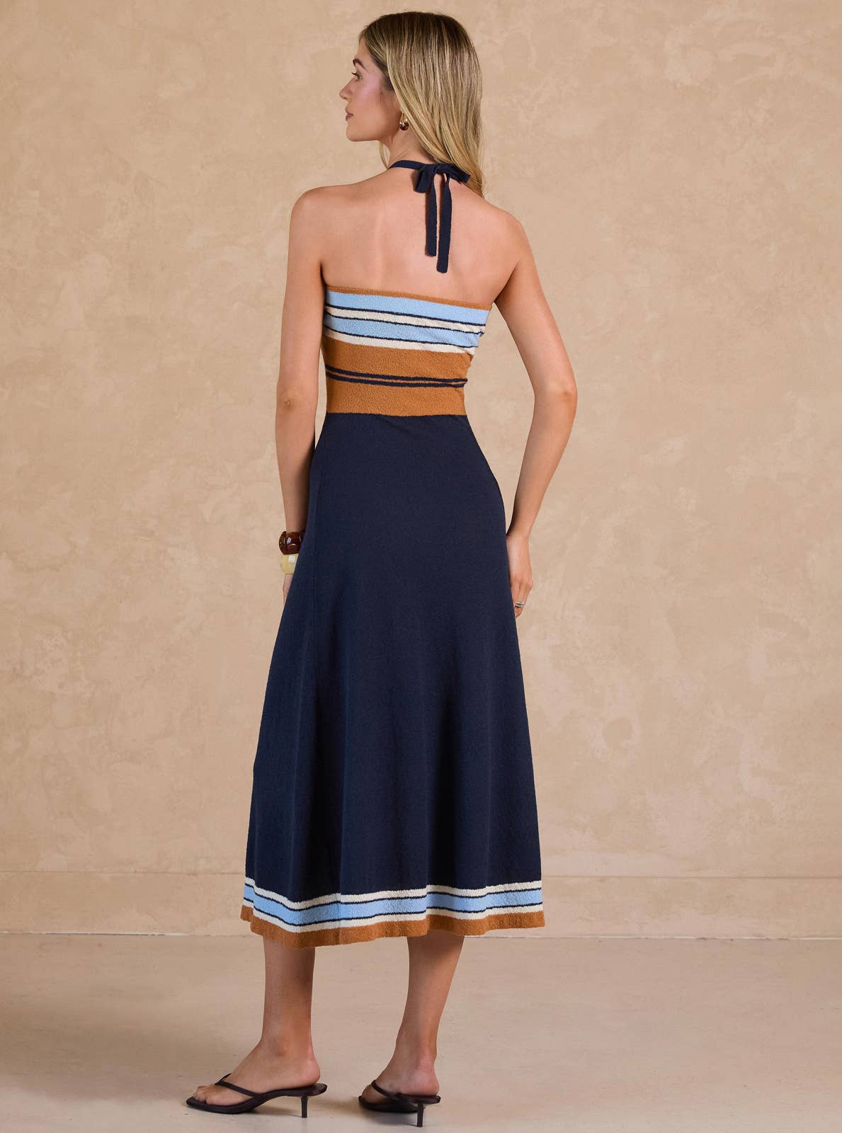 Terry Knit Midi Dress