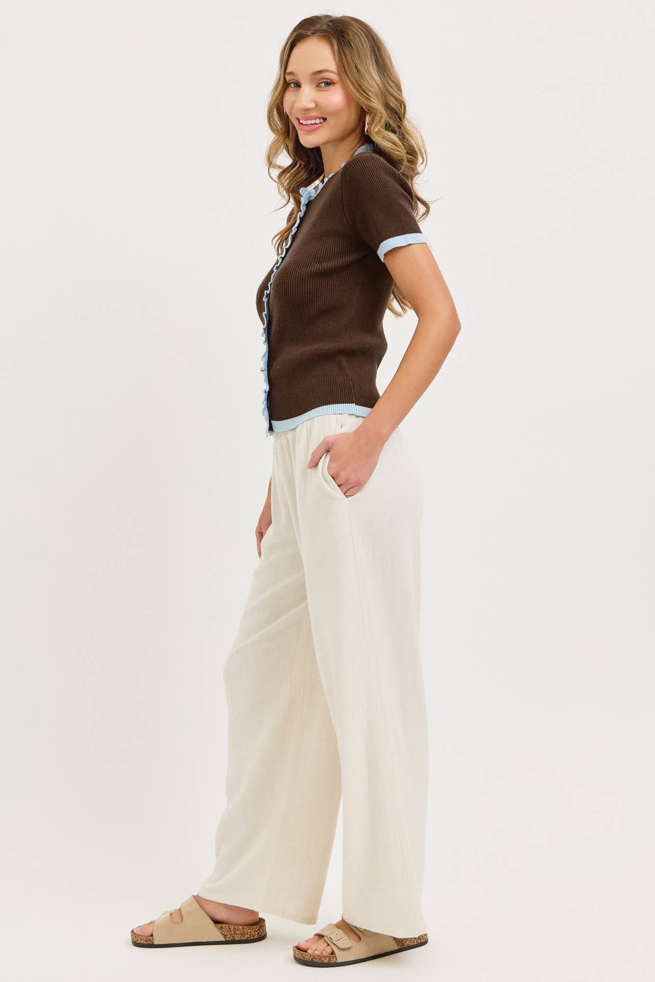 Island Air Wide Leg Pants