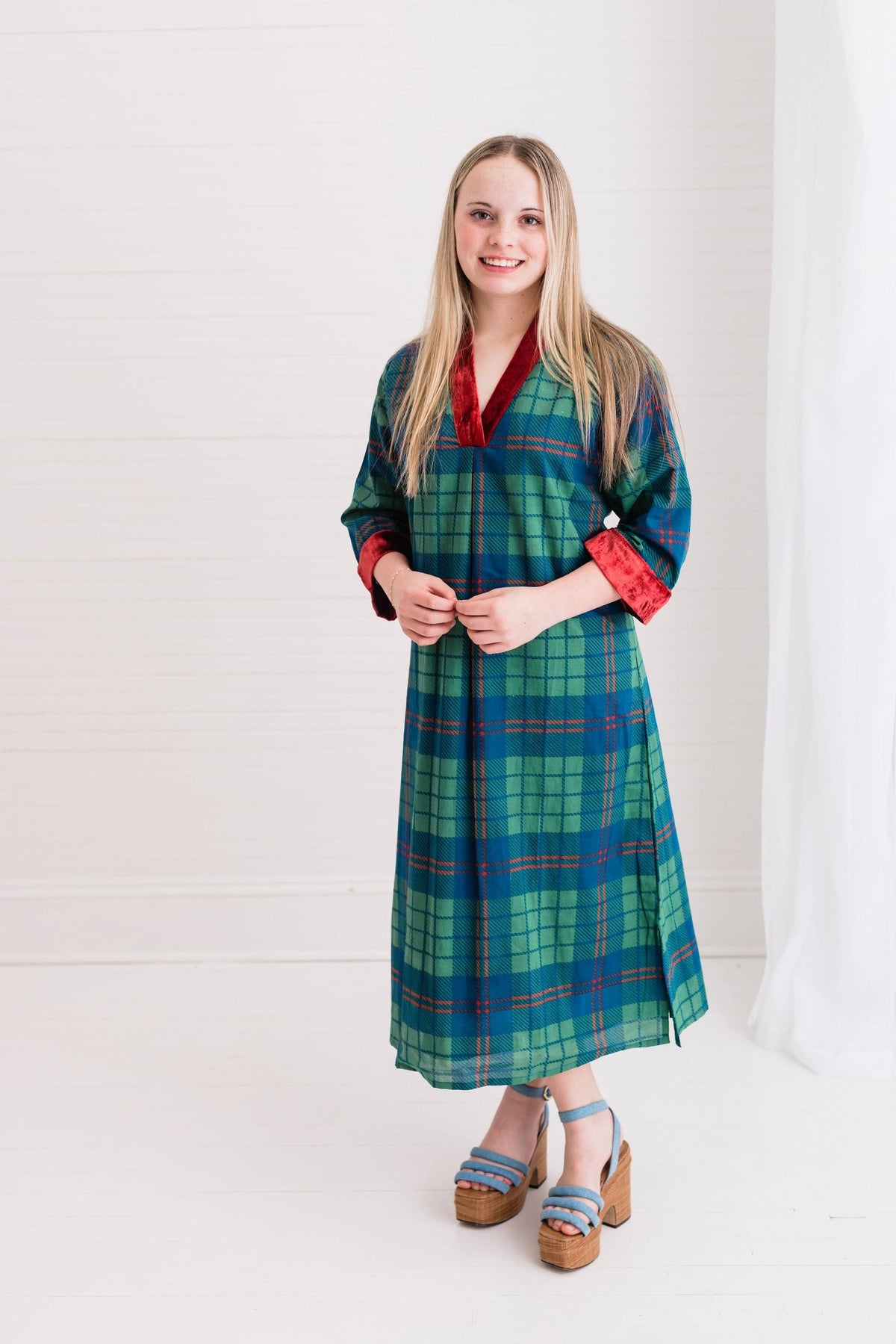 Laurel Holiday Velvet Maxi Dress