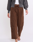 Weekend Wander Cargo Pants-Brown