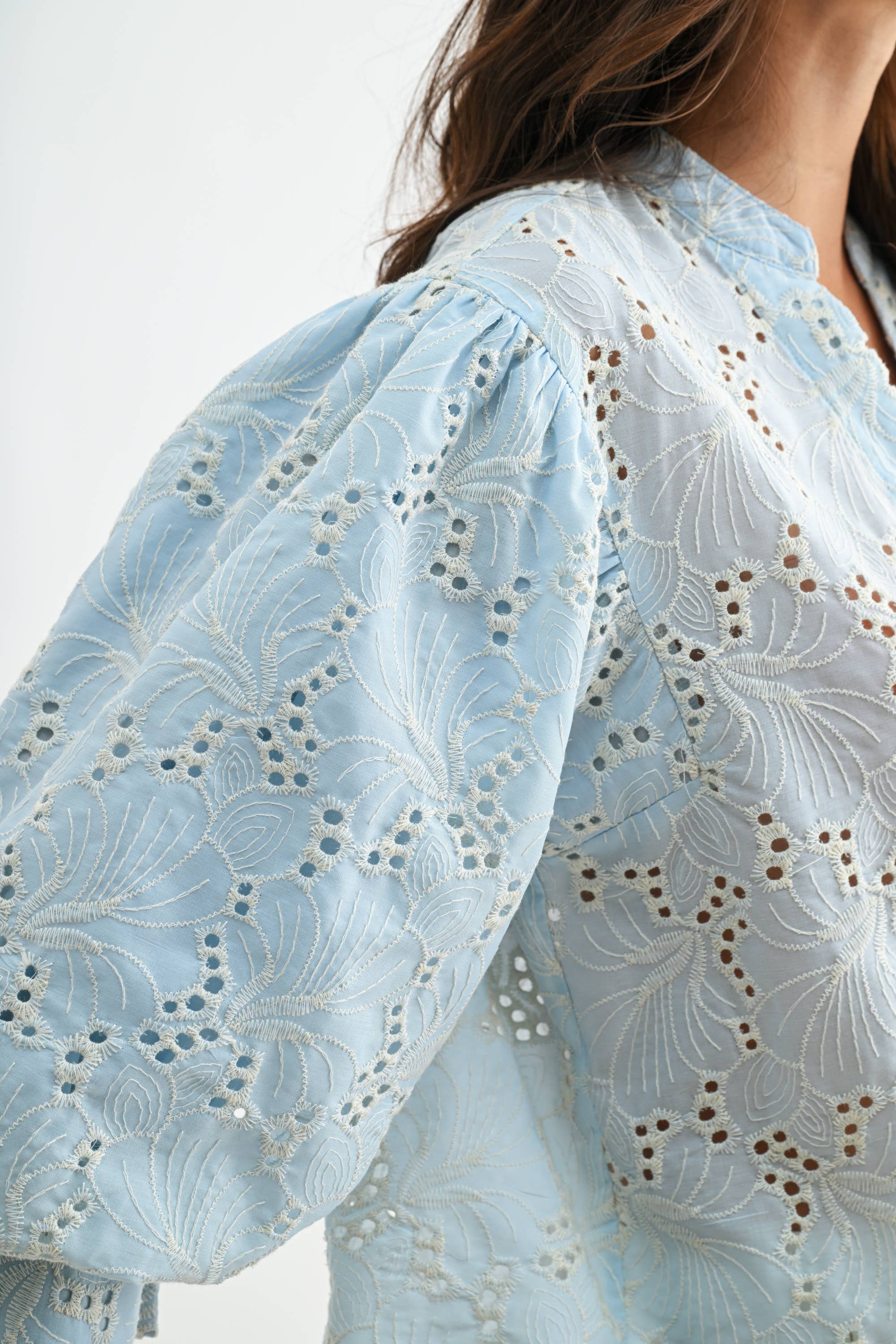 Angel Whisper Eyelet Top