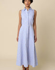 Gene Gingham Maxi Dress