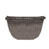 Westlyn Woven Bum Bag- Metallic Gunmetal