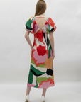 Monaco Puff Sleeve Maxi Dress