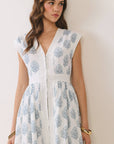 Amber Petal Midi Dress
