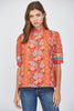 Sienna Florals Button Down Top