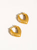 Star Heart Hoop Earring