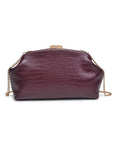 Camille Clutch-Burgundy