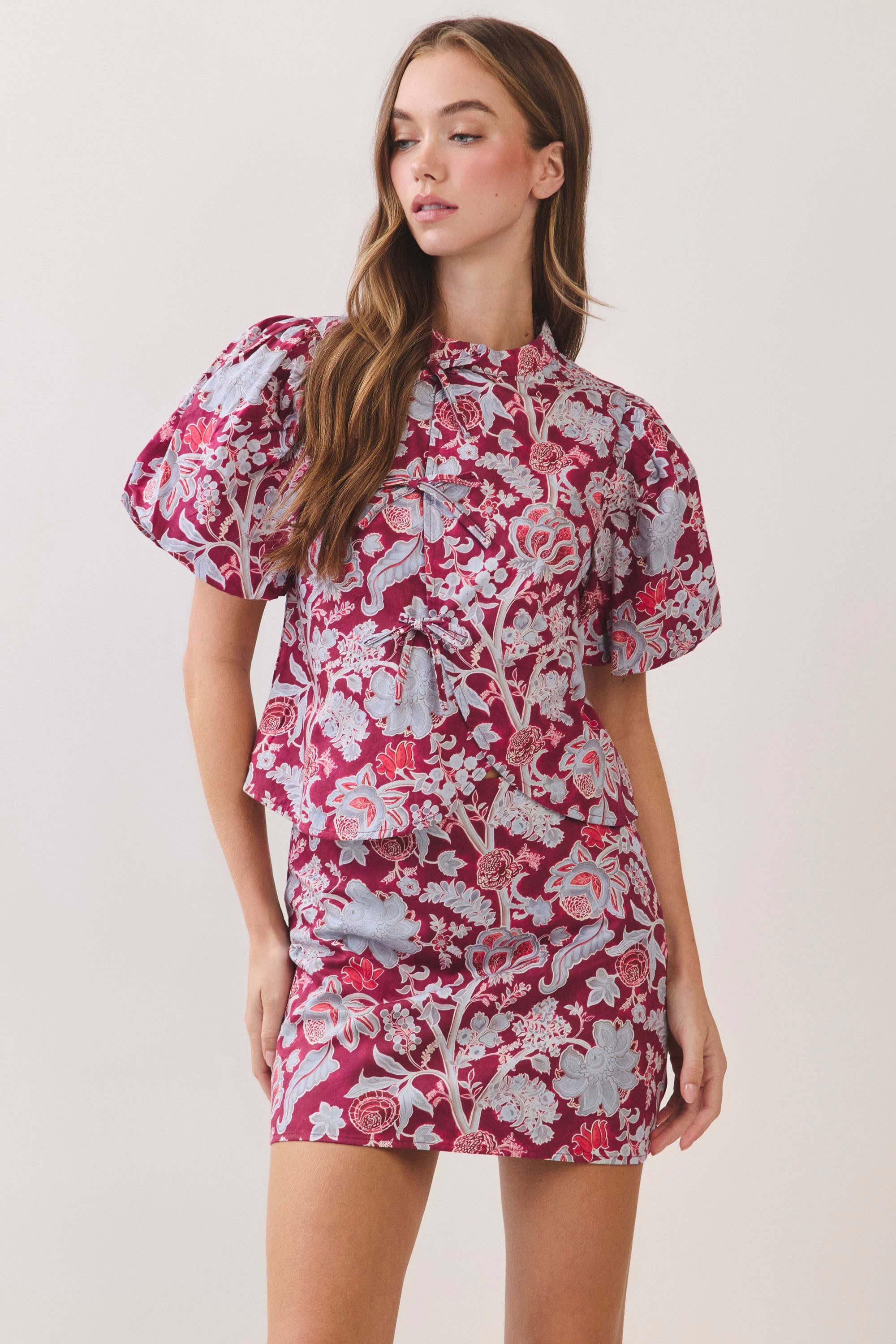Freya Floral Puff Sleeve Top