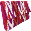 Aztec Beaded Clutch