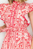 Pink Bandana Mini Dress