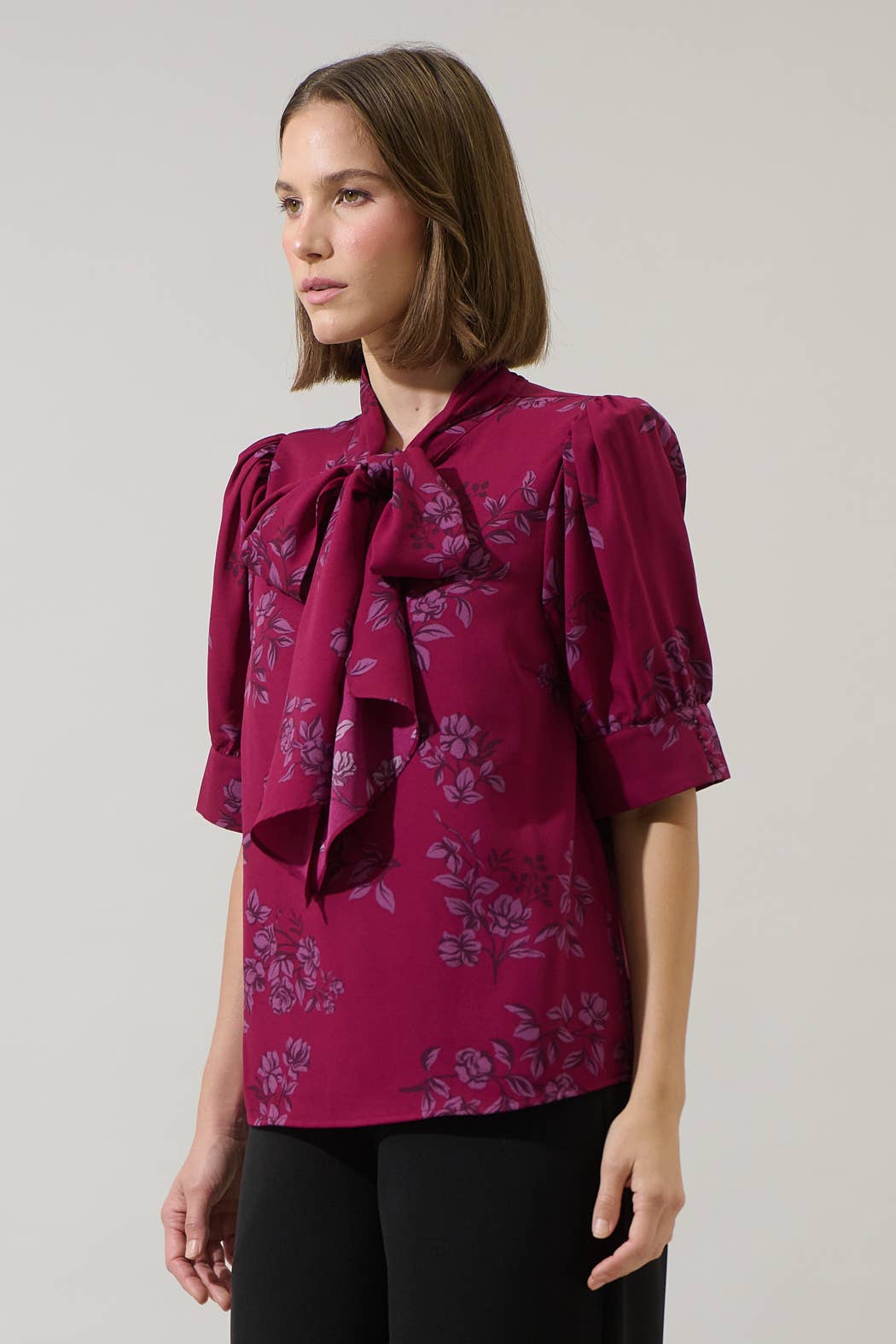 Maribel Floral Tie Top